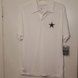 Football Coaches Polo White Short Sleeve Tee